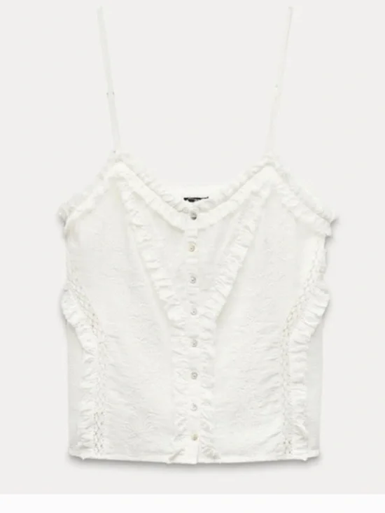 NWT Zara boho floral embroidered ruffle top
🚨FIRM PRICE NO DISCOUNT - Picture 5 of 10